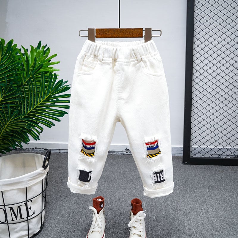 Детски панталони, корейски стил, слим кройка, памук 91–95%, за новородени 0–1 година, пролет 2024