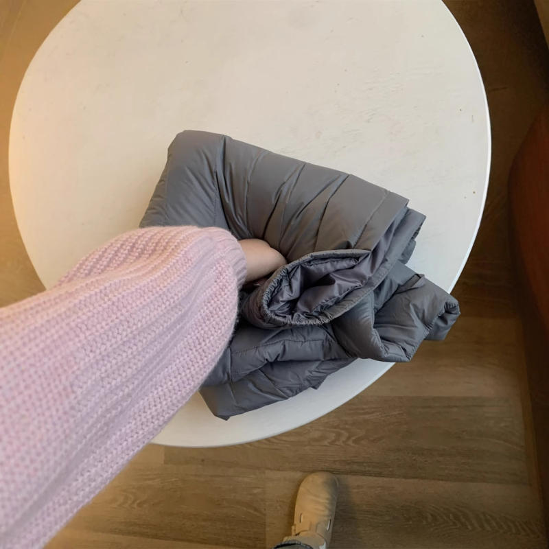 Muška puffer jakna, lagana, sa stojećim ovratnikom, za vanjsku upotrebu (down filling, 50% content, fluffiness 550, cold protection -5°C to 0°C, thin)