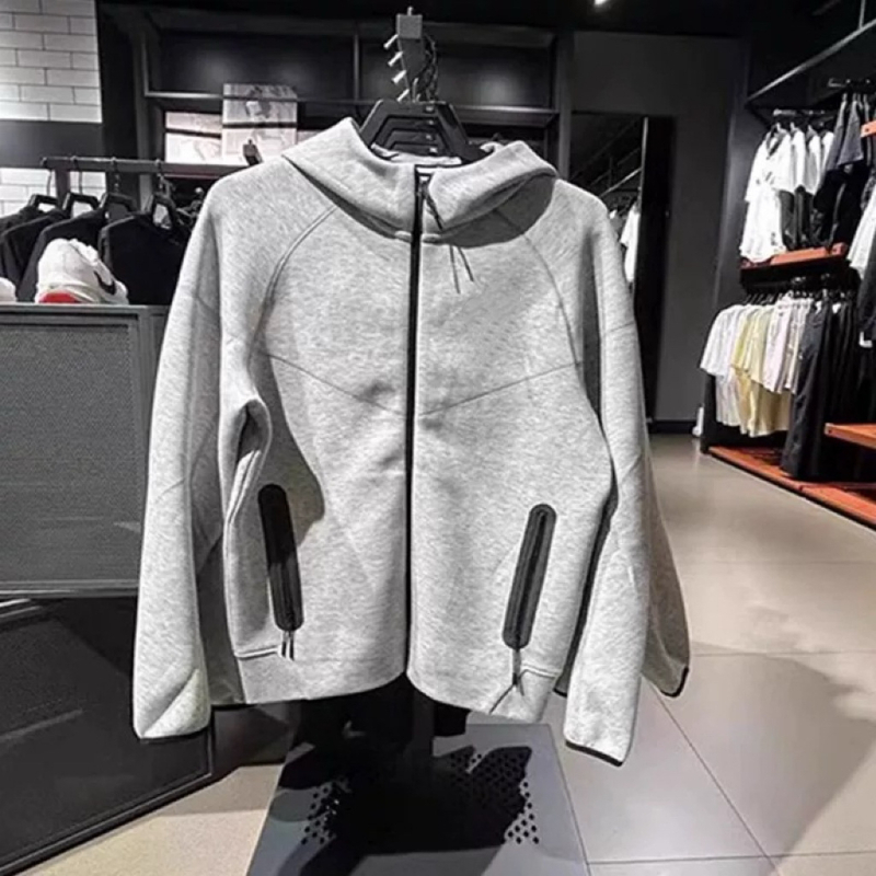 Unisex σετ βαμβακερού αθλητικού μπουφάν με κουκούλα και παντελόνια φόρμας για το φθινόπωρο, στυλ cardigan, κανονική πυκνότητα υφάσματος, βάρος υφάσματος 180–250 g
