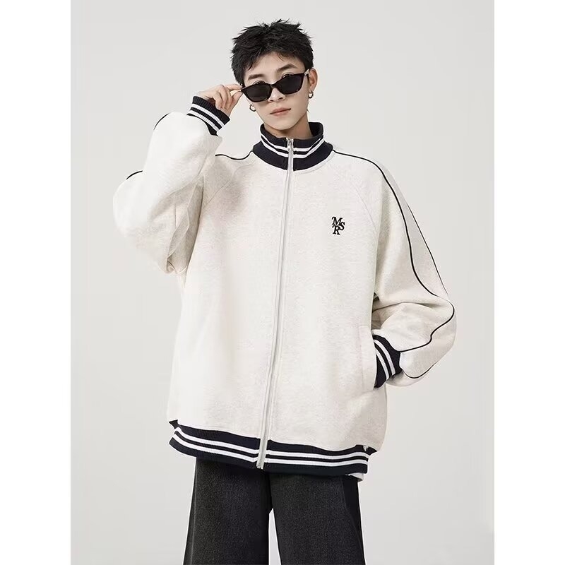 Mikina bez kapuljače, hip-hop stil, dugi rukavi, tanki, za odrasle
