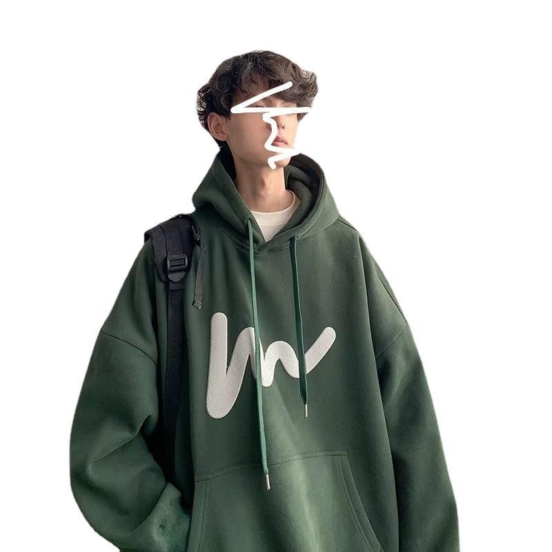 Muški kapucija pulover oversize, fleece podstava, dugi rukavi, poliester materijal