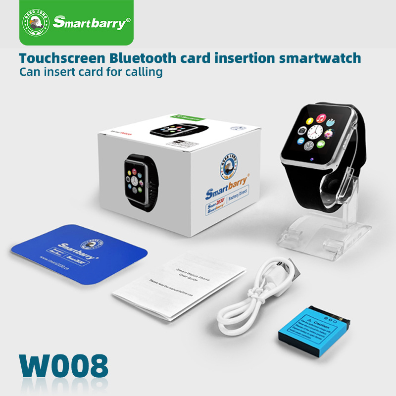 Pametni sat sa SIM karticom 2G, Bluetooth, TFT zaslon, kvadratni brojčanik, trajanje baterije 7-14 dana