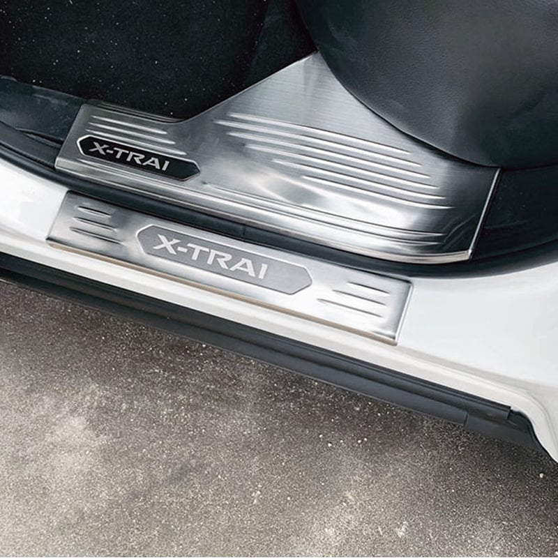 Прагови ивици и педали за Nissan X-Trail 22-24 | ABS и неръждаема стомана | Модел 121005z | Персонализирана декорация