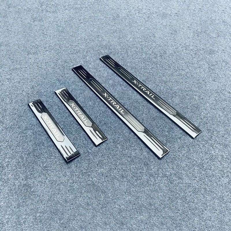 Set pragova i pedala za Nissan X-Trail 22-24 | ABS i nehrđajući čelik | Model 121005z | Prilagodljiva dekoracija