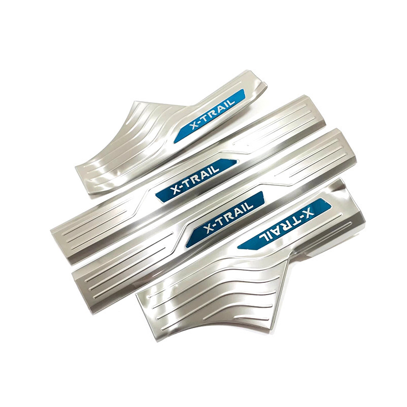 Set pragova i pedala za Nissan X-Trail 22-24 | ABS i nehrđajući čelik | Model 121005z | Prilagodljiva dekoracija