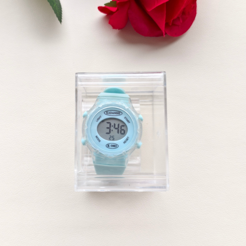 Ηλεκτρονικό ρολόι για μαθητές και παιδιά με ξυπνητήρι, ημερομηνία, αριθμητική οθόνη, ηλεκτρονικός μηχανισμός και στρογγυλό ABS περίβλημα