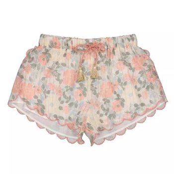 Детска памучна рокля, проста без ръкави, флорален принт