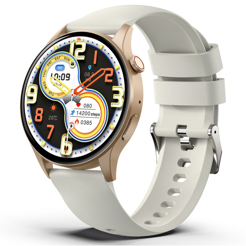 Nutikas veresuhkru jälgimisega kell vererõhu, südame löögisageduse, vere hapniku ja une jälgimisega | Ümmargune ekraan