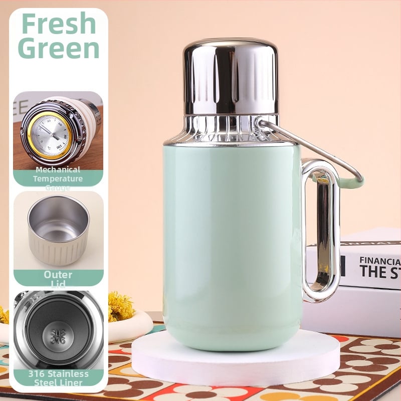 Meng yao termoso butelis, neformalus stilius (316 nerūdijantis plienas; izoliacija 6-12 valandų; logotipo spausdinimas galimas)