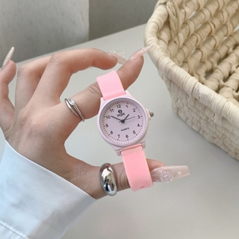 Dijie ceas de mână cu cuarț, carcasă din aliaj, curea din silicon, cadran rotund, mecanism original (origine Guangdong)