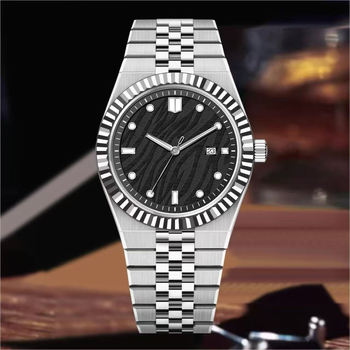 Ceas quartz pentru bărbați cu brățară din oțel inoxidabil (cronograf, calendar, luminos, indicator de 24 ore; mișcare quartz, rezistență la apă 30 m)