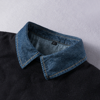 Декоративна яка за дънкова риза, памук • За възрастни • Пролет 2023