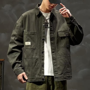 Cămașă, stil office/cardigan, croială lejeră, guler rever, mâneci lungi, țesătură poliester