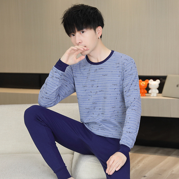 Σετ από βαμβακερό θερμικό τοπ και παντελόνια για εφήβους, διαπνέον, ελαστικό και ζεστό, μεσαίου βάρους 161–180 g/m², ένα στρώμα