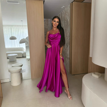 Elegantna haljina bez naramenica s plisiranom dugom suknjom, poliester, ljetni model 2025