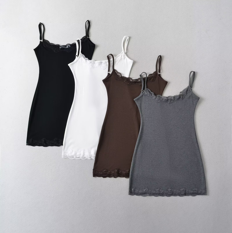 Rochie damă - cu bretele, stil sexy, talie înaltă, fără mâneci, fustă scurtă, culoare solidă, țesătură rayon, închidere prin cap