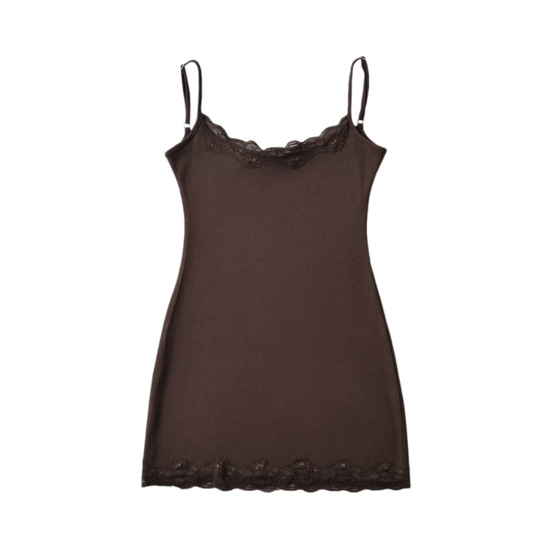 Rochie damă - cu bretele, stil sexy, talie înaltă, fără mâneci, fustă scurtă, culoare solidă, țesătură rayon, închidere prin cap