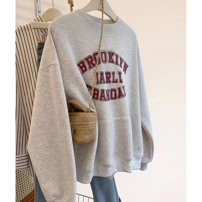 Hanorac-pulover cu glugă pentru femei, bumbac 70–80%, imprimeu anime, mâneci lungi, lungime standard