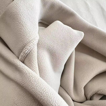 Jednobojni uzorak, casual pulover, polo ovratnik, dugi raglani rukavi, debeli chenille materijal