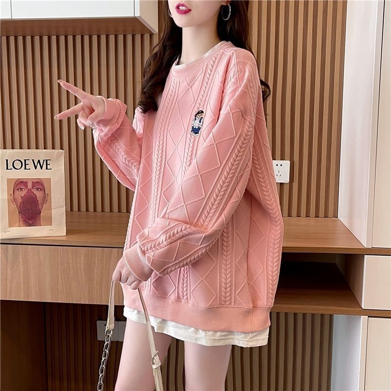 Chenille dukserica s kapuljom, slobodan kroj, srednja duljina, dugi rukavi, 50–70% spandex