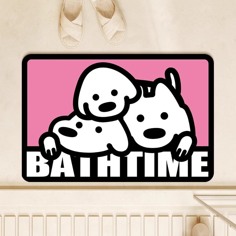 Xisheng Prostirka za prag kupaonice – motiv banana lišća, diatomitna ilovača, otisak/štanciranje, posebnog oblika, periva