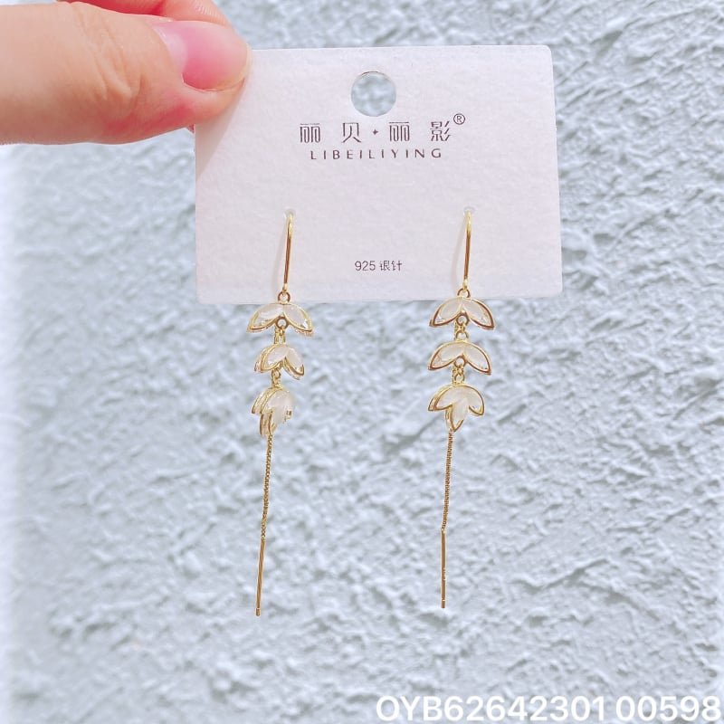 Réz csüngő fülbevalók Li Yin/Li Bei Li Ying márkától nőknek