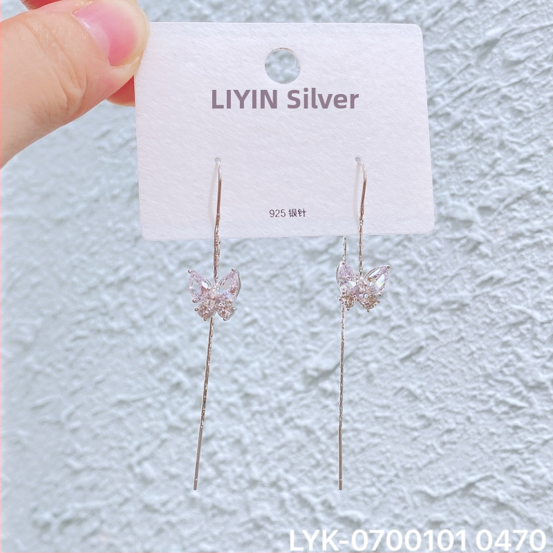 Variniai lašų formos auskarai Li Yin/Li Bei Li Ying moterims