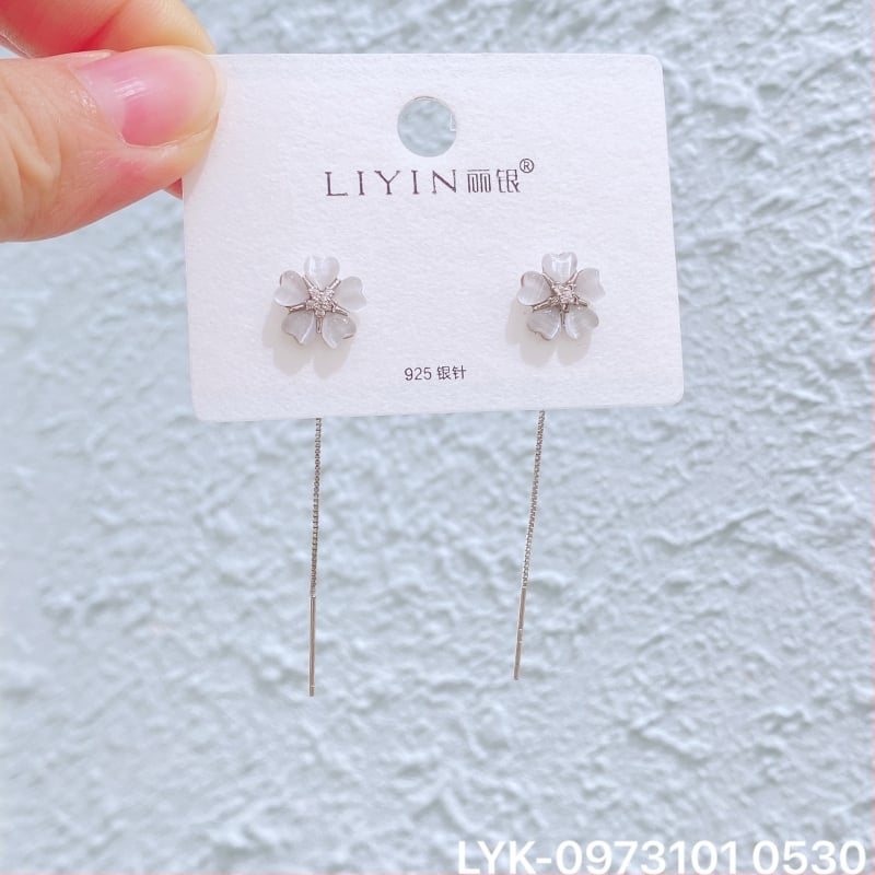 Variniai lašų formos auskarai Li Yin/Li Bei Li Ying moterims