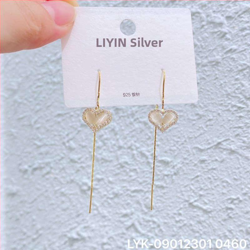 Variniai lašų formos auskarai Li Yin/Li Bei Li Ying moterims