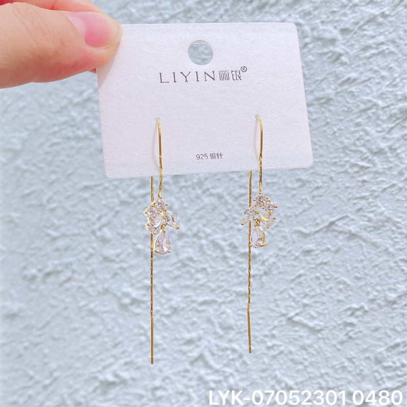 Réz csüngő fülbevalók Li Yin/Li Bei Li Ying márkától nőknek