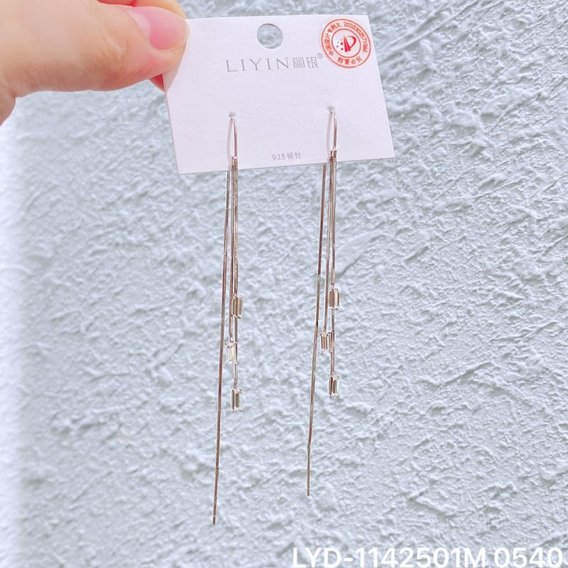 Réz csüngő fülbevalók Li Yin/Li Bei Li Ying márkától nőknek