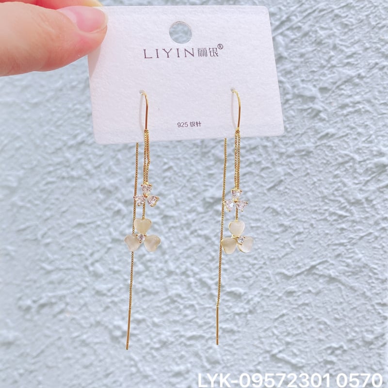 Réz csüngő fülbevalók Li Yin/Li Bei Li Ying márkától nőknek