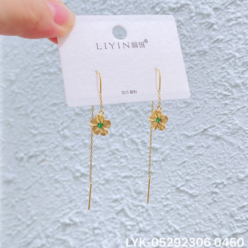 Réz csüngő fülbevalók Li Yin/Li Bei Li Ying márkától nőknek