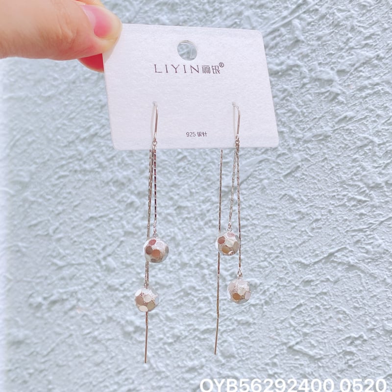 Réz csüngő fülbevalók Li Yin/Li Bei Li Ying márkától nőknek