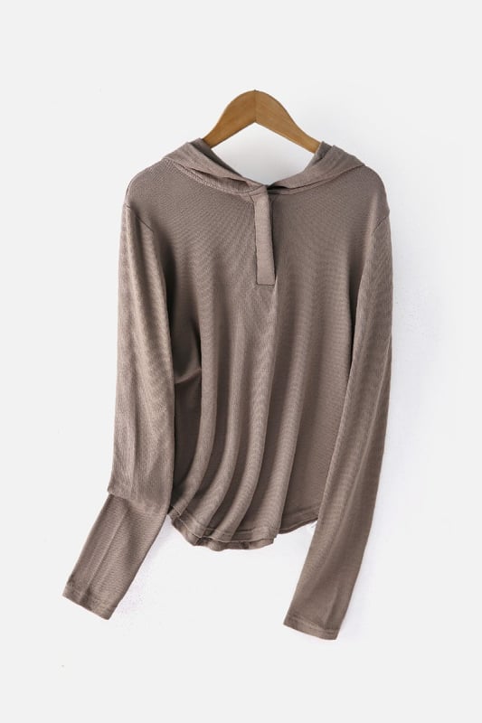 Chenille pleteni džemper (jednobojni model; polo ovratnik; dugi rukav; Ice Silk + polipropilen)