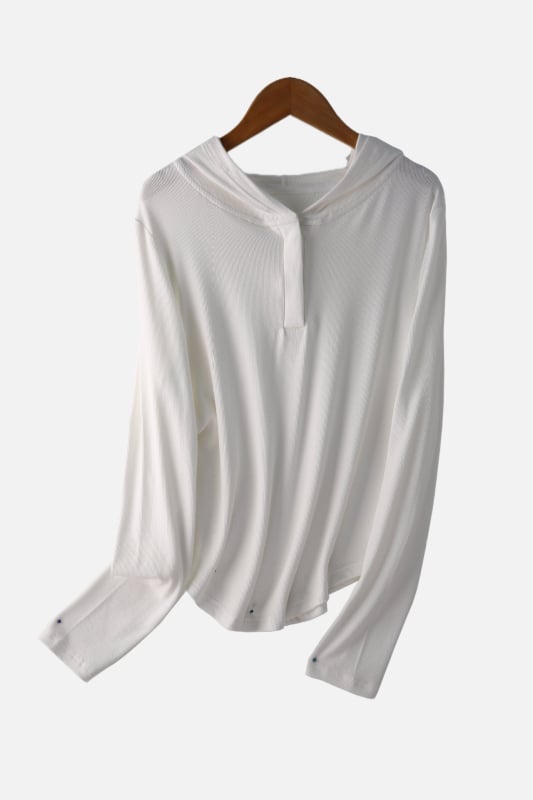 Chenille pleteni džemper (jednobojni model; polo ovratnik; dugi rukav; Ice Silk + polipropilen)
