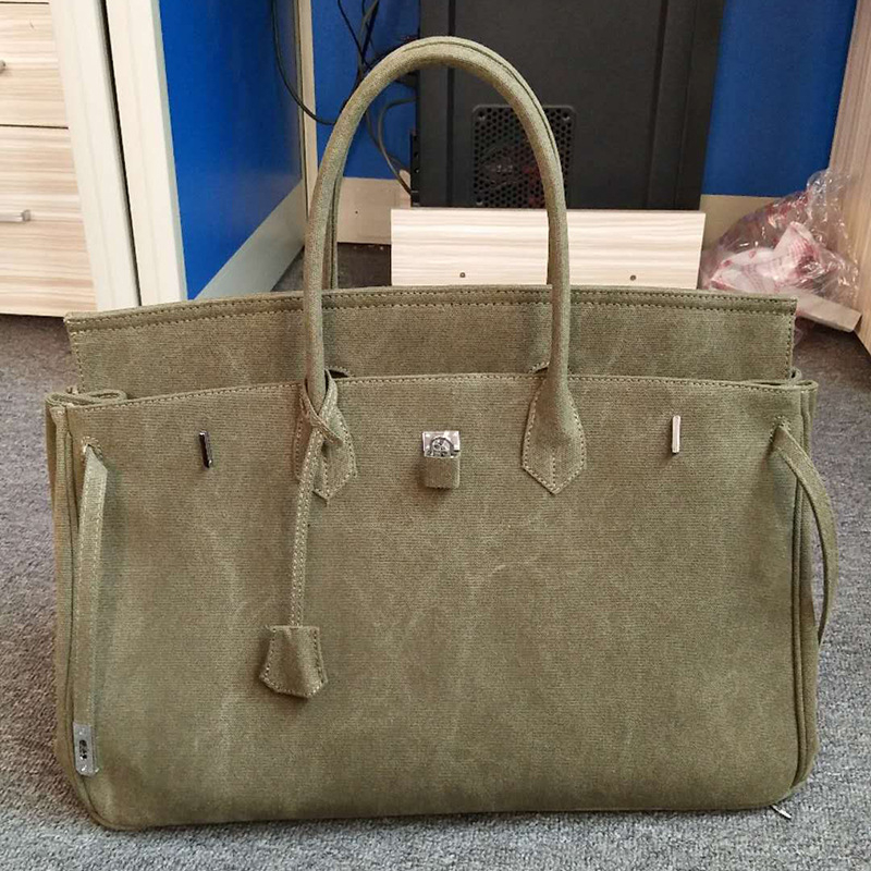Ženska platnena crossbody tote torba – Platina stil, horizontalni kvadratni oblik, magnetska kopča s poklopcem