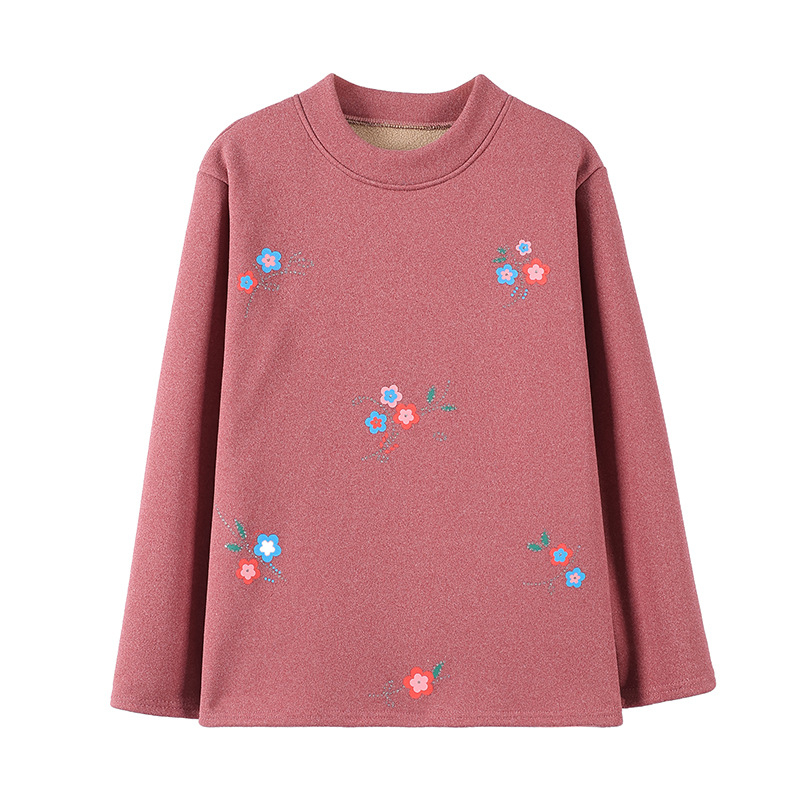 Комплект термобельо за възрастни жени с полувисока яка, подплатено флийсом, Derong полиестер, 80–90% съдържание, дебелина 251–300 g/m2, дълги ръкави и панталони