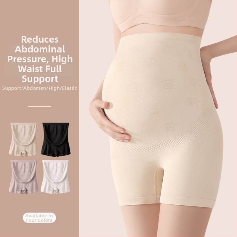 Grūtnieču bikses ar augstu jostu, bez šuvēm, elpojošas, vēdera atbalsts