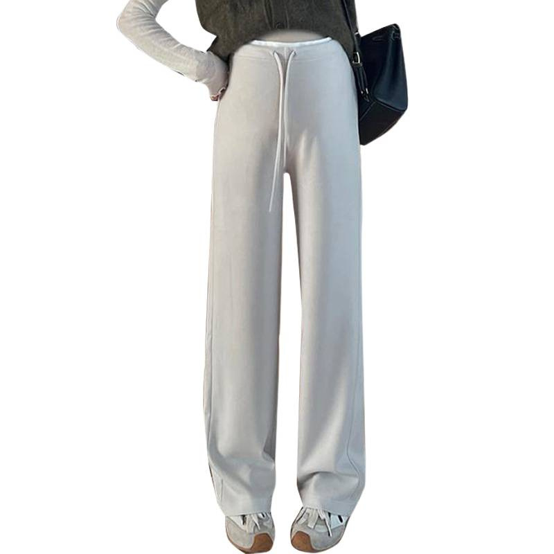 Бременни панталони с широки крачоли, памук-полиестерова смес (50–70% памук / 30–50% полиестер), микроеластичност, топли за всички сезони