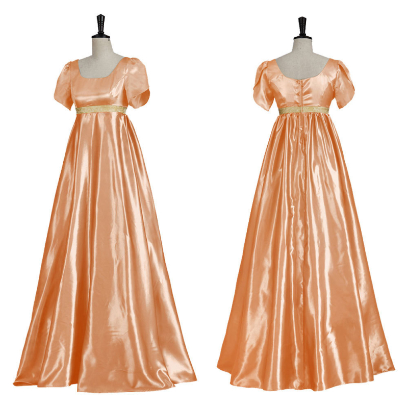 Cosplay satenska vintage haljina – Cool Edge, poliester tkanina s poliester vlaknima i kloriranim vlaknom, za žene 18–24 godina, jesen 2022, scenski kostim