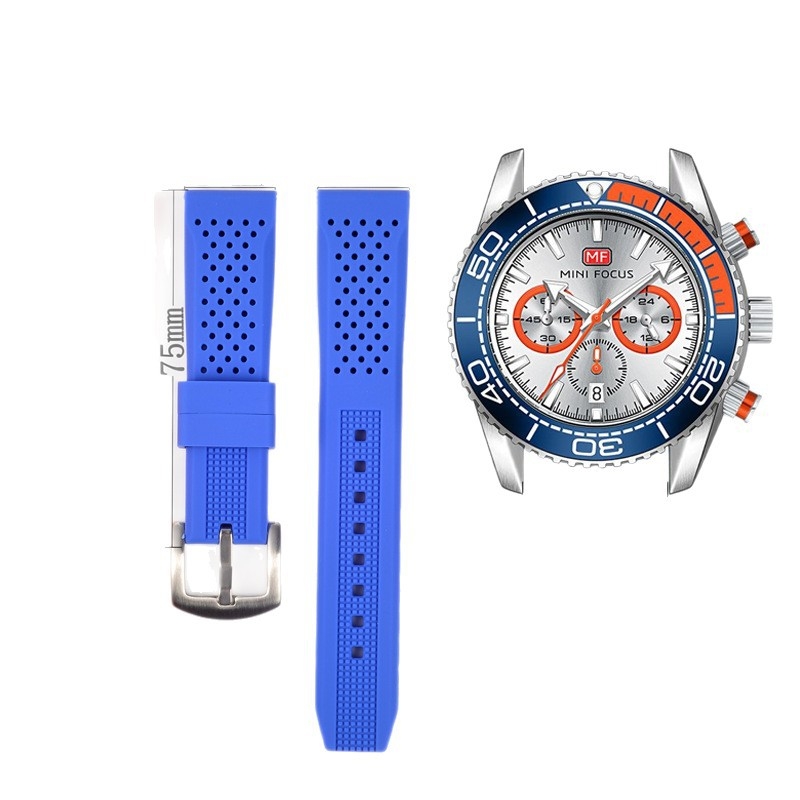 Λουράκι σιλικόνης HLD για αθλητικά ρολόγια — μινιμαλιστικό και ευέλικτό στυλ, αδιάβροχο και ανθεκτικό στη σκόνη, συμβατό με Apple, Garmin και Huawei ρολόγια