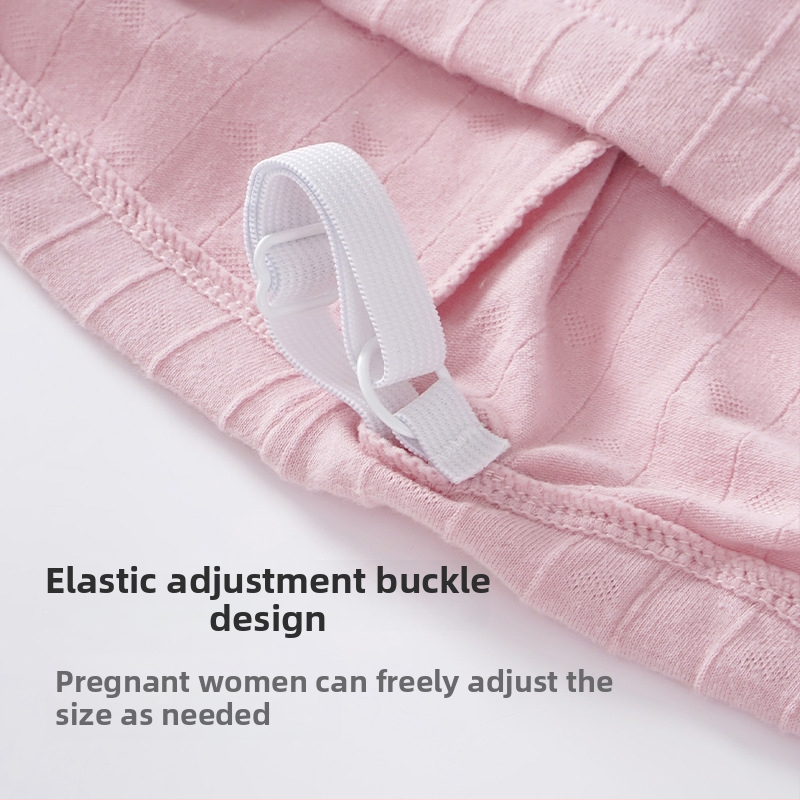 Rasedate naise kõrge vöökoht ja kõhu tugi, hingav puuvillane kangas 90–95%, džakardkude, puuvillane vooder