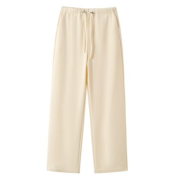 Майчински панталони със свободна кройка, 3/4 дължина, Chenille плат, съдържание на памук под 30%