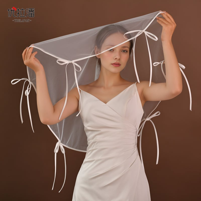 Yulapan V310 Tīkla vāle ar jostu – Sievietes galvas rotai kāzām un fotosesijai