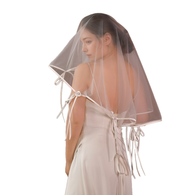 Yulapan V310 Tīkla vāle ar jostu – Sievietes galvas rotai kāzām un fotosesijai