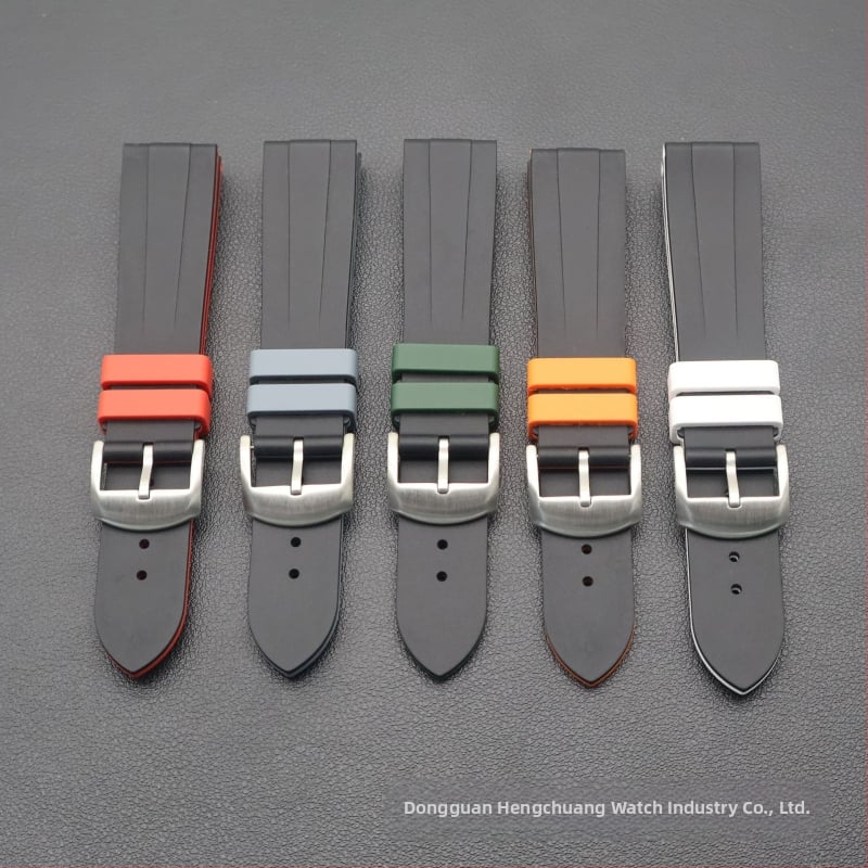 Remienok na hodinky z tekutého silikónu — univerzálna kompatibilita, Hengchuang, pre Rolex Submariner Oyster Diver, pánske štýl