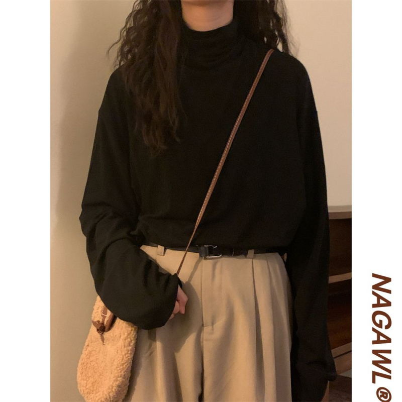 Majica od njemačkog baršuna, visok ovratnik, dugi rukav, vezenje, oversize kroj (sadržaj glavne tkanine 70–80%)