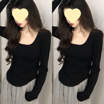 Póló négyzetes gallérral, A-vonalú siluetta, hímzés, 100% pamut