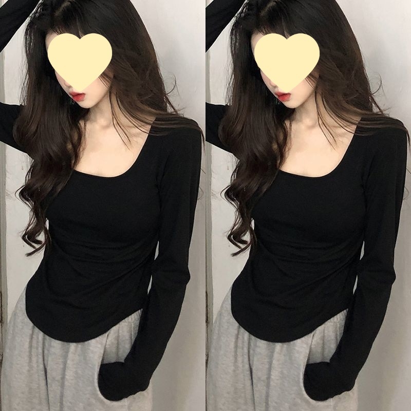 Póló négyzetes gallérral, A-vonalú siluetta, hímzés, 100% pamut